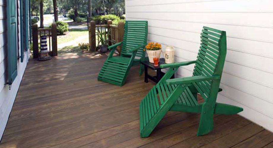 Pressure-Treated Wood Deck