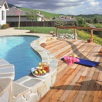 Backyard Pool Deck