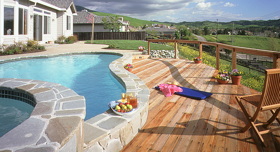 Backyard Pool Deck