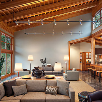 Exposed Douglas Fir Beams