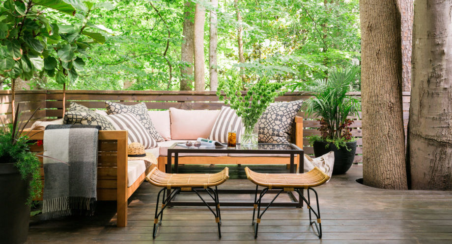 Pressure-Treated Wood Deck