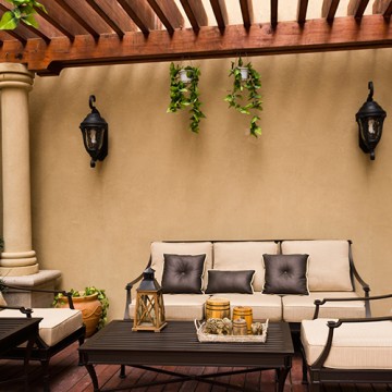 Freestanding Wood Deck
