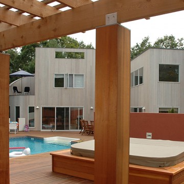 Cedar Wood Pool Deck