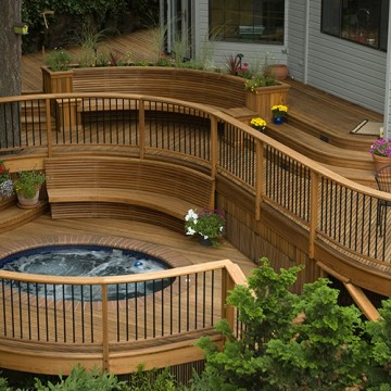 Cedar Spa Deck