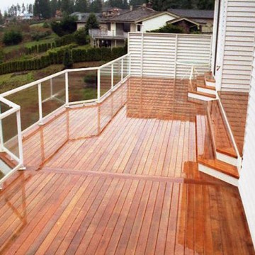 Raised Cedar Deck