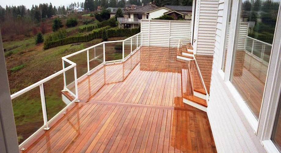 Raised Cedar Deck