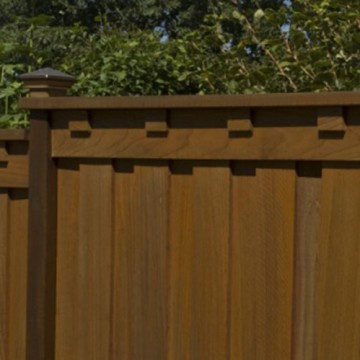 Cedar Board-on-Board Fence