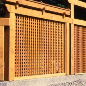 Asian Inspired Cedar Fence