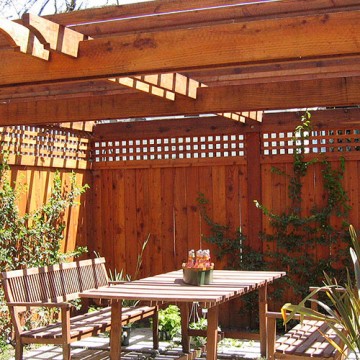Redwood Shade Structure