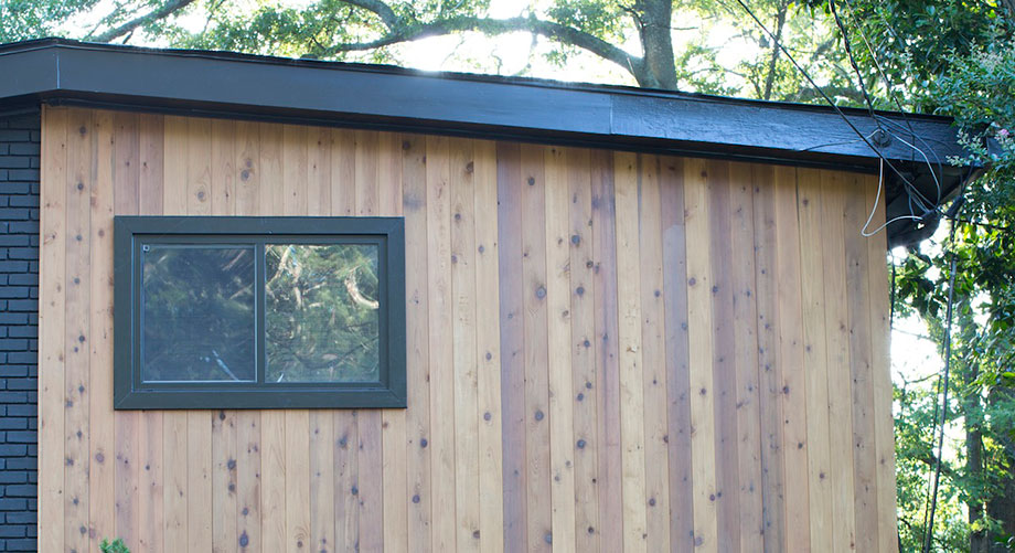 Mid-Century Modern Vertical Siding