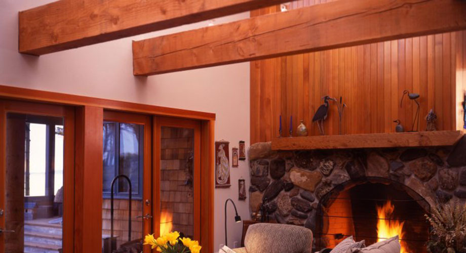 Cozy Cedar Paneling