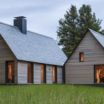 Grey Patina Cedar Siding