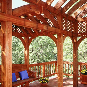 Outdoor Living Redwood Trellis