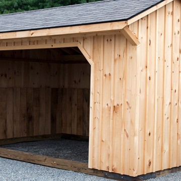 Wood Storage Shed