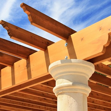 Wood Pergola Detail