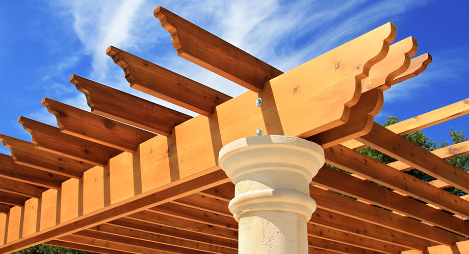 Wood Pergola Detail