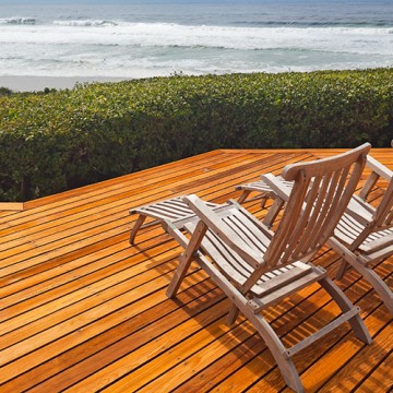 Wood Chaise Lounge