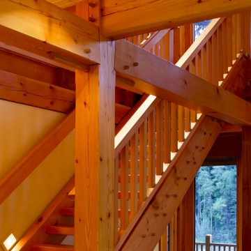 Pine Staircase