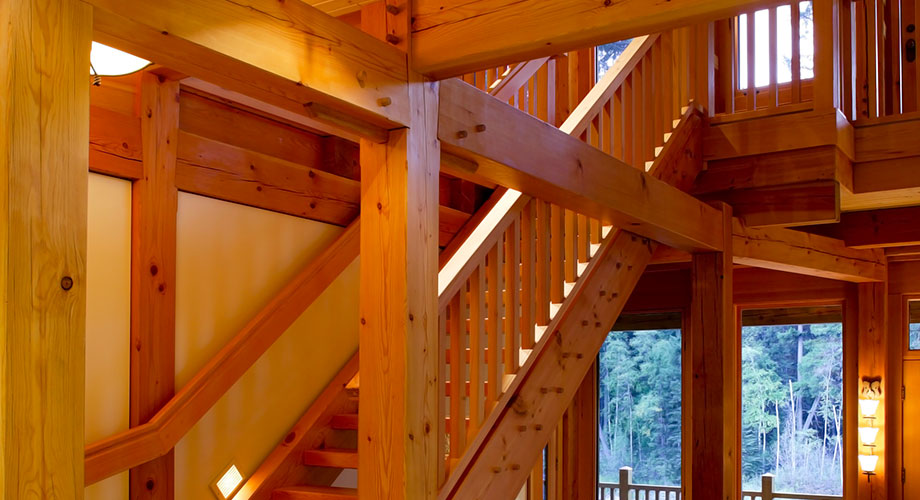 Pine Staircase
