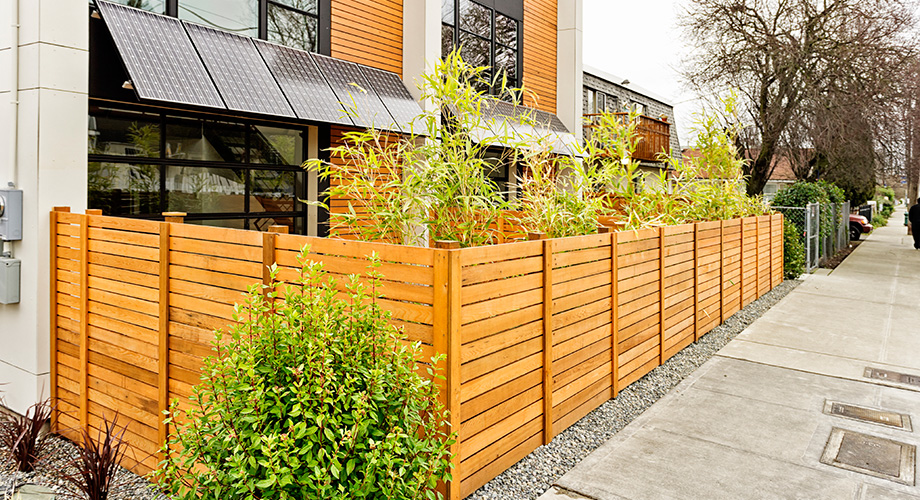Horizontal Wood Fence