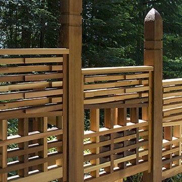 Decorative Cedar Fence