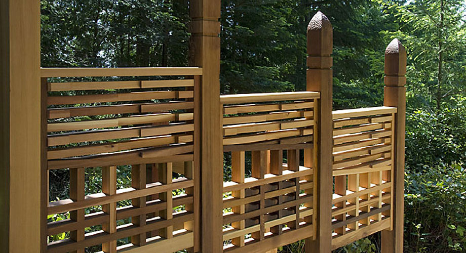 Decorative Cedar Fence