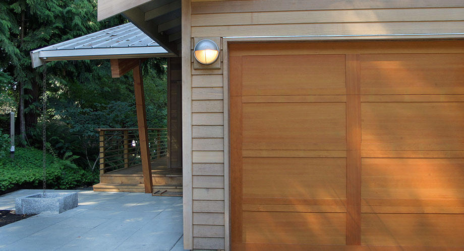 Classic Cedar Garage Door