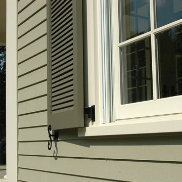 Cedar Bevel Siding Detail