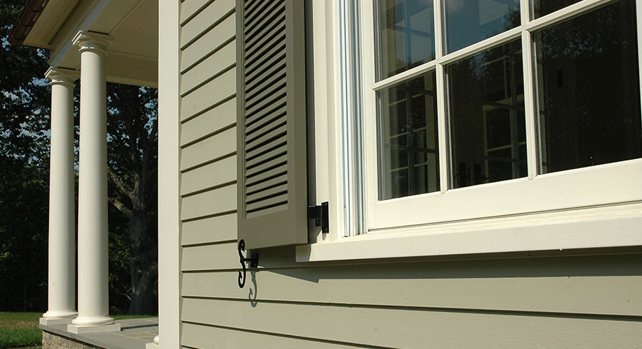 Cedar Bevel Siding Detail