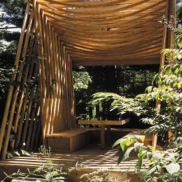Modern Cedar Shade Structure