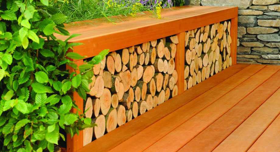 Cedar Benches and Storage Boxes