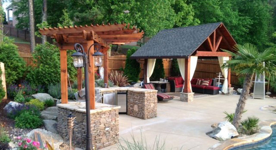 Cedar BBQ Cover