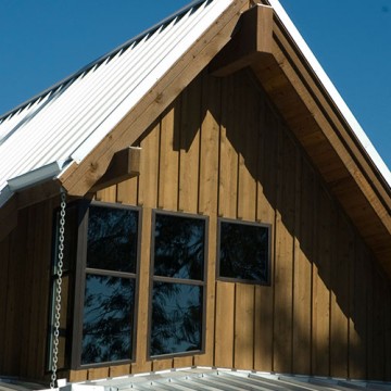 Cedar Board and Batten Siding