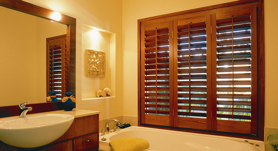 Slatted Wooden Shades