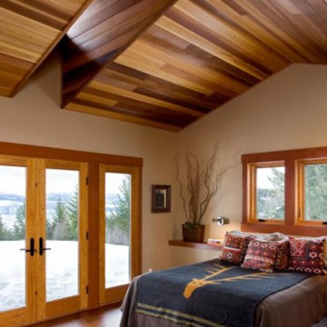Cozy Cedar Bedroom Ceiling