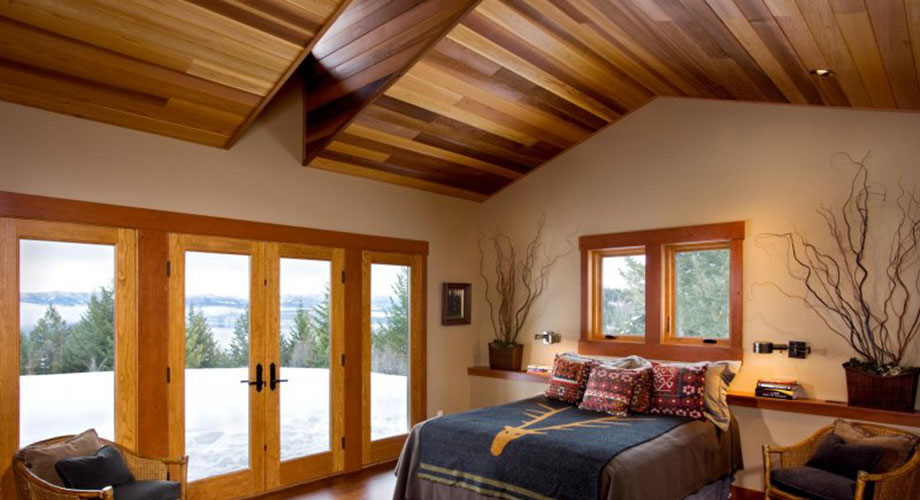 Cozy Cedar Bedroom Ceiling