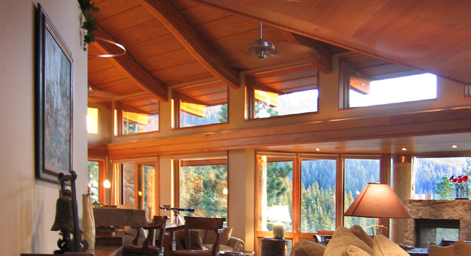 Rounded Cedar Ceiling