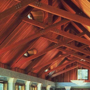 High Rise Wood Ceiling