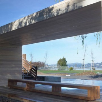 Contemporary Designed Cedar Shade Structure