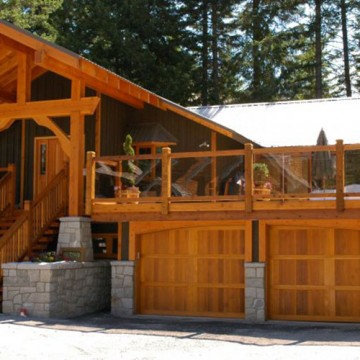Cedar Carriage House Garage Doors