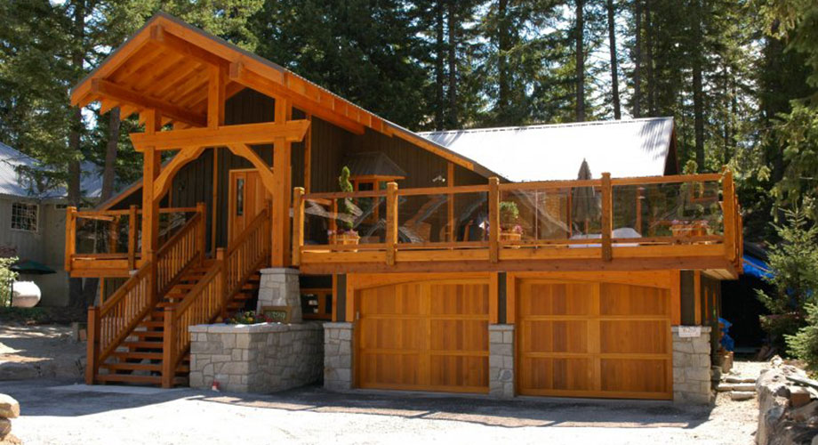 Cedar Carriage House Garage Doors