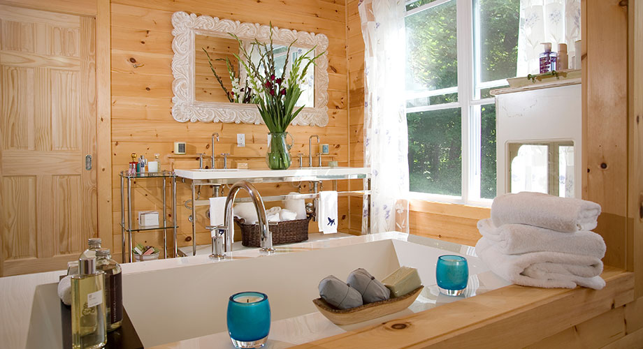 Knotty White Pine Paneling