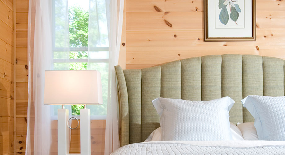 White Pine Bedroom Paneling