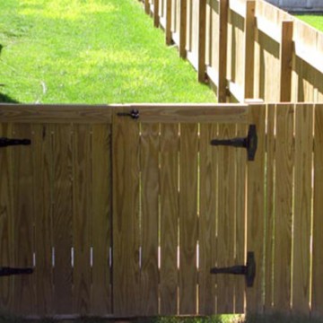 Pressure Treated Wood Fence