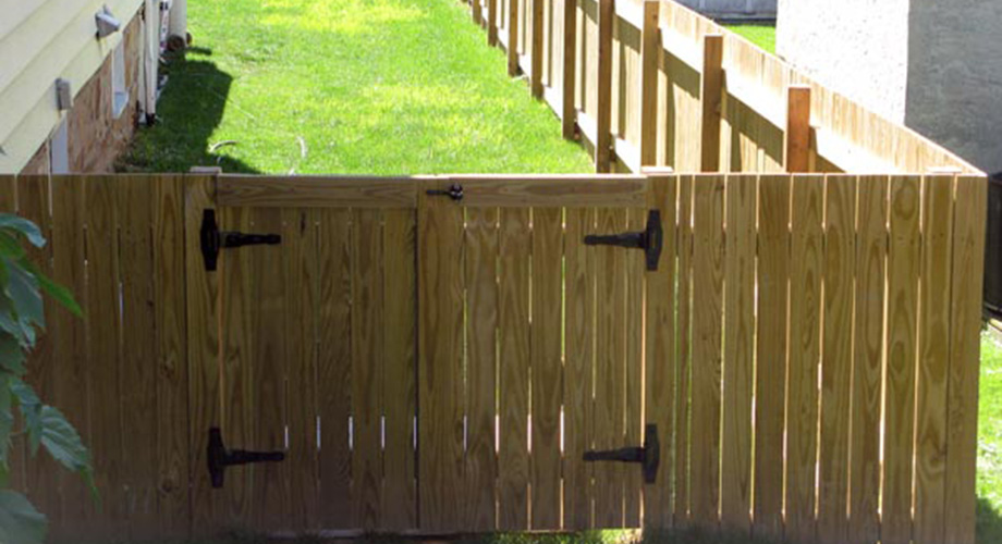 Pressure Treated Wood Fence
